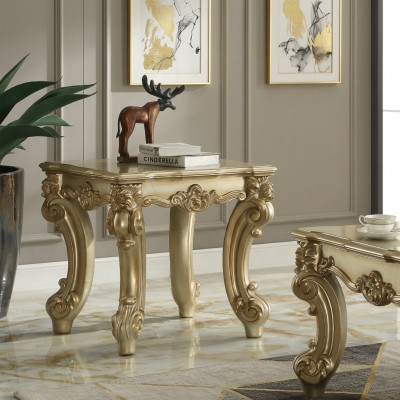 Antik Design Klassësche Couchtisch Sofa Stuffdësch Dekorativ Dëscher