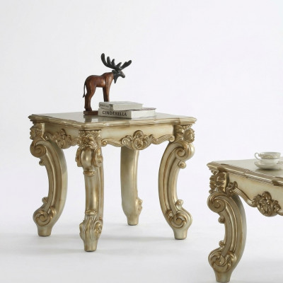 Antik Design Klassësche Couchtisch Sofa Stuffdësch Dekorativ Dëscher