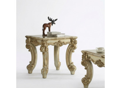 Antik Design Klassësche Couchtisch Sofa Stuffdësch Dekorativ Dëscher