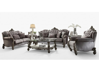 Sëtzgarnitur 3+2 Sëtzer Couche Polster Klassesch Wunnlandschaft Sofaen