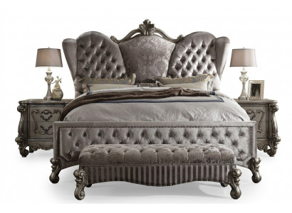 Bett Polsterbett Luxus Duebel Schlofzëmmer Designbett Better Holz