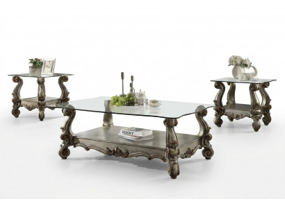 Edelen Designer Beiestelltisch Canapé Dekor Wunnzëmmer Dësch Barock