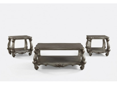 Dësch Couchtisch Säitentësch Wunnzëmmerdësch Dëscher Beistell Sofa Holz