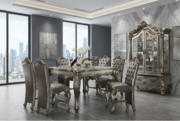 Barock Antiquitéit Stil Iessdësch Dësch Echt Klassesch Holz Designer Dëscher