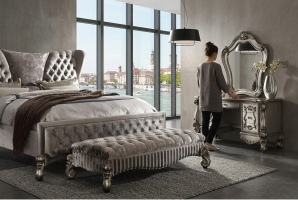 Designer Hocker Lieder Textil Luxus Chesterfield Fousshocker Ottomane Chesterfield