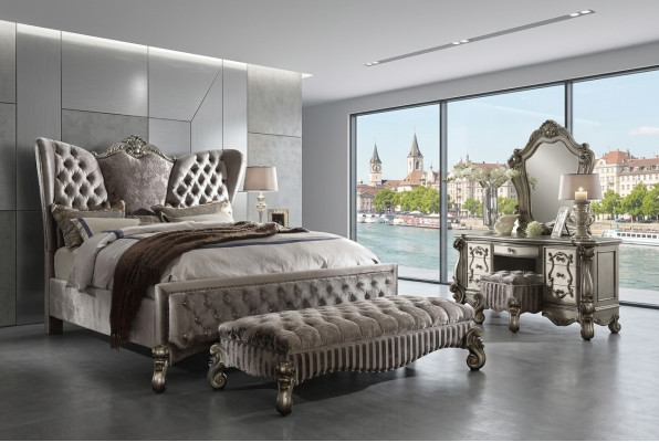 Designer Hocker Lieder Textil Luxus Chesterfield Fousshocker Ottomane Chesterfield