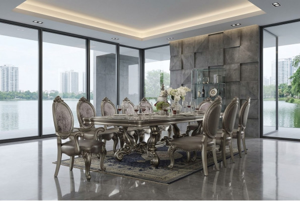 Iessdësch Iessdëscher Dëscher Dësch Büro Design Klassesch Dekor Holz Barock