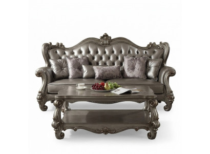 Chesterfield Sofa 3-Sëtz Couch Polster Lieder Sofas Wunnzëmmer Dräisëtzer