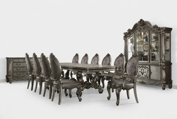 Iesszëmmer Set Barock Rokoko Dësch 10x Still Anriicht Kommod 13tlg.