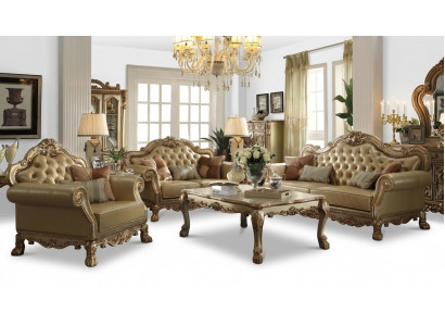 Sofa-Set 3+1+1 Still Set Relax Design Sofas Polstersofa Couchen Lieder