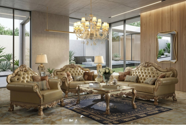 Designer Sofagarnitur 3+2 Sëtzer Sofa Couch Lieder Garnitur Polster Set