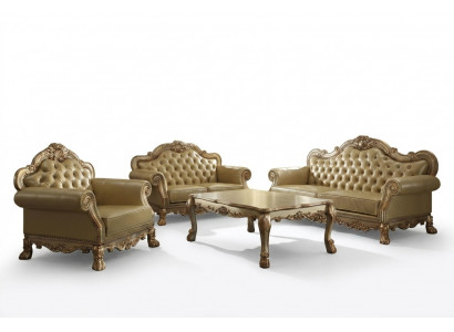Designer Sofagarnitur 3+2 Sëtzer Sofa Couch Lieder Garnitur Polster Set
