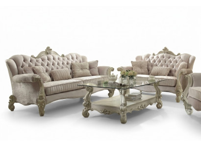 Chesterfield Canapé-Set 3+2+1 Sitz Set Design Sofa Polster Canapéen Canapé
