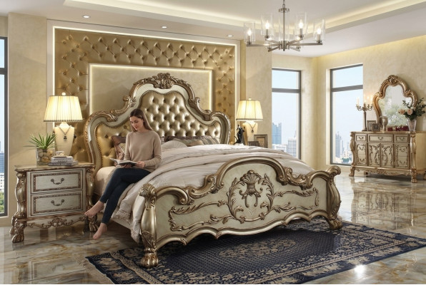 Klassesch Bett Barock Chesterfield Rokoko Stil Hotel Duebel Lieder Antik