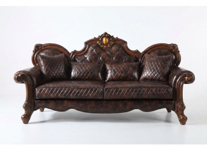 Gehëtzt Barock Wunnzëmmer Miwwelen Sofa Lieder Couch Dräisëtzer Sëtz