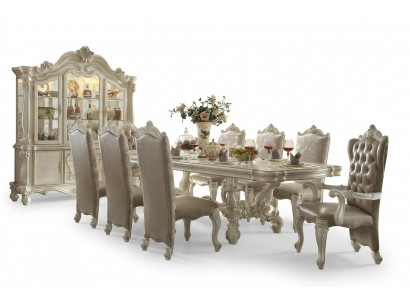 Barock Stil Iesszëmmer Garnitur Luxuriéisen Iessdësch 8x Still Kommode Spigel