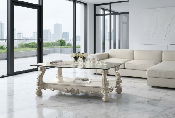 Edelt Design Couchtisch Beistelltisch Sofa Deko Wunnzëmmer Dësch Barock
