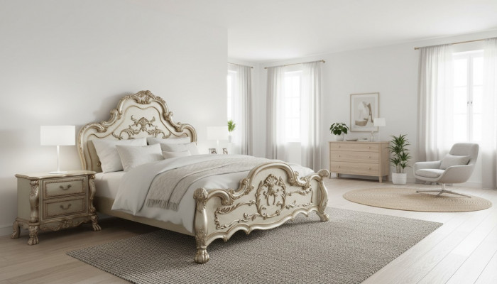Bett Design Duebelbett Better Luxus Klassiker Barock Rokoko Chesterfield Nei