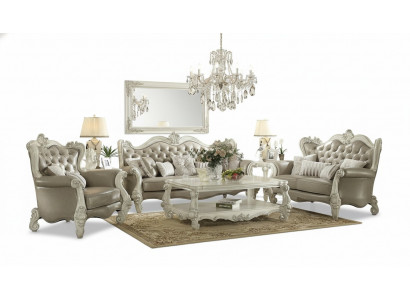 Canapé-Set 3+2 Sëtz Set Design Sofa Polster Deko Couchen Couch Luxus