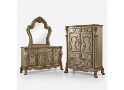Klassesch Barock antik Stil Kommode Sideboard Kommoden echt Holz Anrichte nei