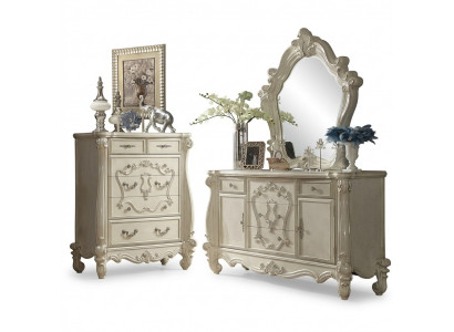 Buffet Kommode Kommoden Schaf Barock Rokoko Spigel Anrichte Konsole Holz nei