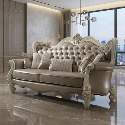 Dräisëtz 3-Sëtzer Relax Sofas Lounge Sofa Lieder Polster Couch Stoff