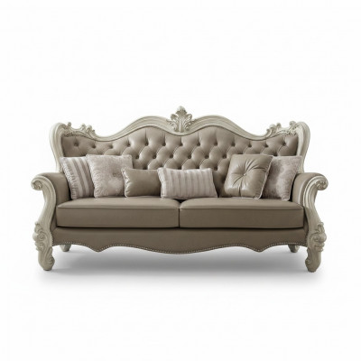 Dräisëtz 3-Sëtzer Relax Sofas Lounge Sofa Lieder Polster Couch Stoff