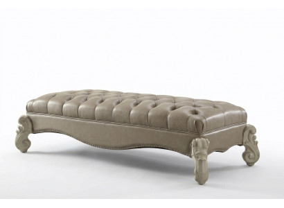 Hocker Bäiztell Chaise-longue Fouss-Hocker Chesterfield Lieder Ottoman Barock Rokoko