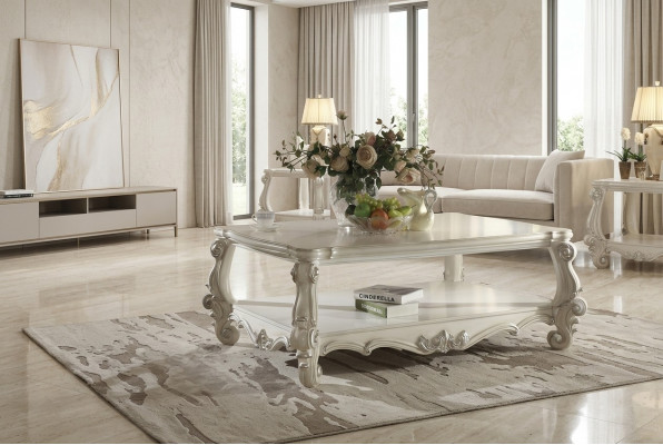 Edlen Designer Klassesch Canapé Deko Säitentisch Dësch Holz Barock