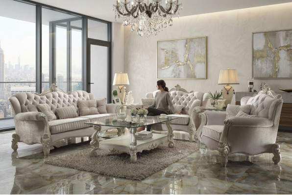 Sofagarnitur 3+2+1 Sëtzer Deko Klassesch Wunnlandschaft Sofas Couchen
