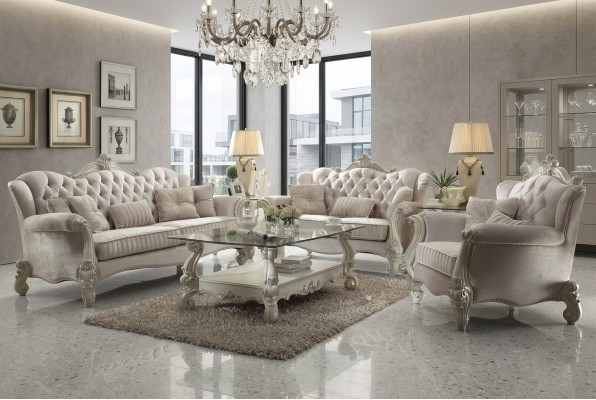 Sofagarnitur 3+2+1 Sëtzer Deko Klassesch Wunnlandschaft Sofas Couchen