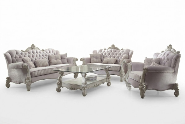 Sofagarnitur 3+2+1 Sëtzer Deko Klassesch Wunnlandschaft Sofas Couchen
