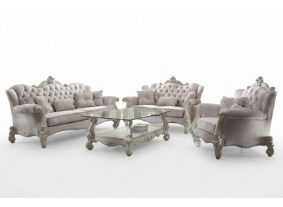 Sofagarnitur 3+2+1 Sëtzer Deko Klassesch Wunnlandschaft Sofas Couchen