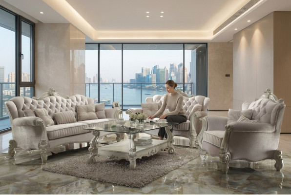 Chesterfield Sofa Garnitur 3+2 Sëtzer Set Design Sofa Polster Couchen Couch