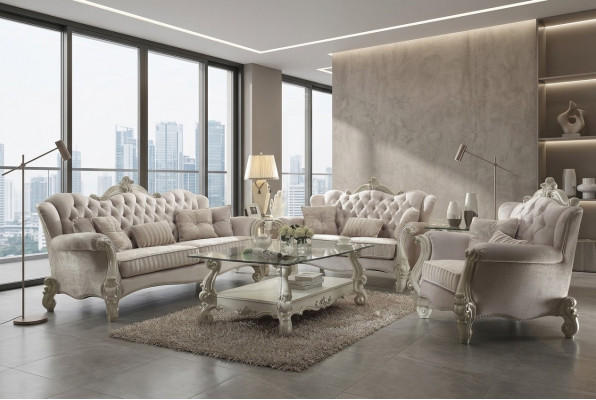 Chesterfield Sofa Garnitur 3+2 Sëtzer Set Design Sofa Polster Couchen Couch