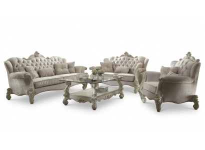 Chesterfield Sofa Garnitur 3+2 Sëtzer Set Design Sofa Polster Couchen Couch
