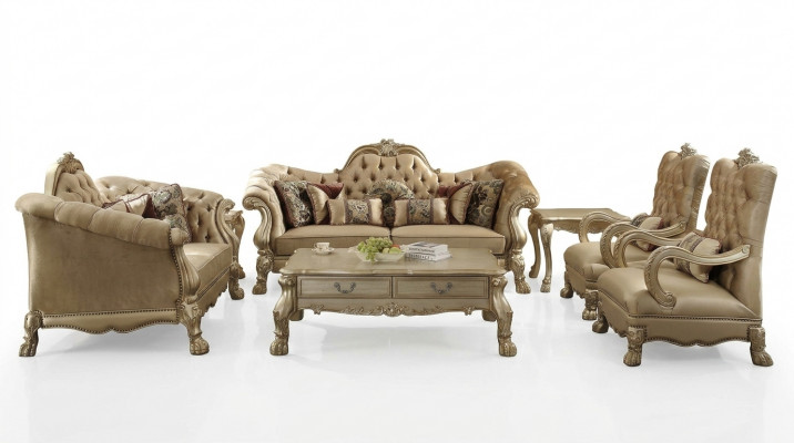 Sofa Garnitur 3+2+1 Sëtz Set Sofa Polster Couchen Dekorativ Couch Luxus