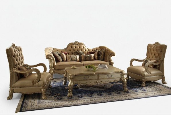 Sofagarnitur 3+1 Sëtz Couchë Klassesch Wunnlandschaft Sofakëssen