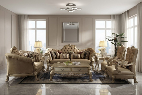 Luxus Sofagarnitur 3+2+1+1 Sëtz Set Sofa Polster Couchen Couch