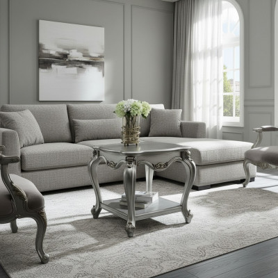 Designer-Dëscher Klassesch Couchdësch Bäistelltësch Sofa Wunnzëmmer