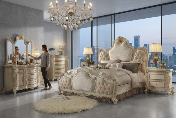 Klassesch Bett Barock Chesterfield Rokoko Hotel Stil Duebel Lieder Antik