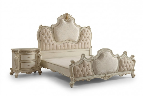 Klassesch Bett Barock Chesterfield Rokoko Hotel Stil Duebel Lieder Antik
