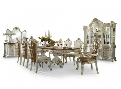 Klasseschen Iesszëmmer Set Designer Iessdësch 8 Stullen Komplett Garnitur Barock Rokoko