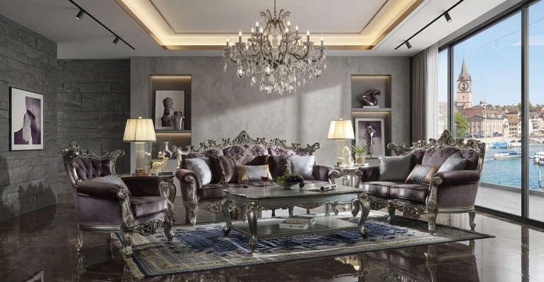 Sofagarnitur 3+2+1 Sëtz Design Sofa Polstersëtz Couchen Couch Luxus Barock
