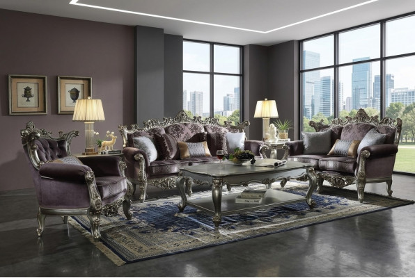 Sofagarnitur 3+2 Sëtzer Klassesch Wunnlandschaft Sofaen Couchen Barock