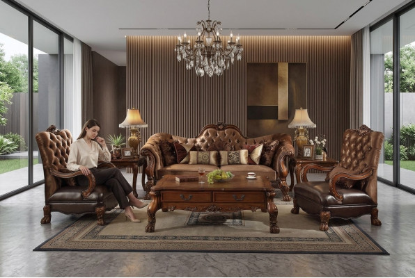 Komplett Set Sofagarnitur 3+1+1 Sëtzer Designer Wunnlandschaft 3tlg Grupp