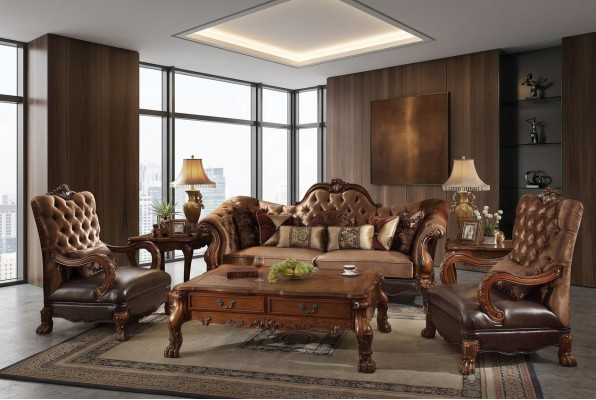Komplett Set Sofagarnitur 3+1+1 Sëtzer Designer Wunnlandschaft 3tlg Grupp