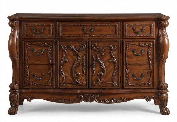 Buffet Kredenz Kommode Echt Handaarbecht Holz Dekor Barock Rokoko Uriichten