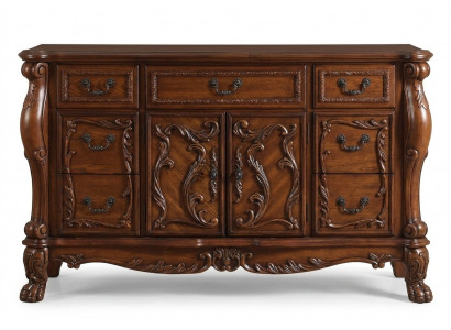 Buffet Kredenz Kommode Echt Handaarbecht Holz Dekor Barock Rokoko Uriichten