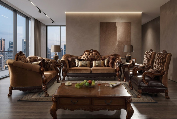 Luxus Sofagarnitur 3+1+1 Sëtzer Set Design Sofa Polster Couchen Canapé.